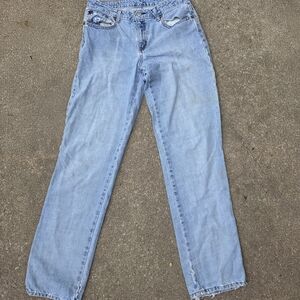 Vintage 1990 Ralph‎ Lauren Polo Saturday Jean mom Size 6 distressed repaired